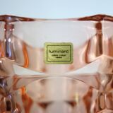 Vase en verre Rosaline, Luminarc, années 1970