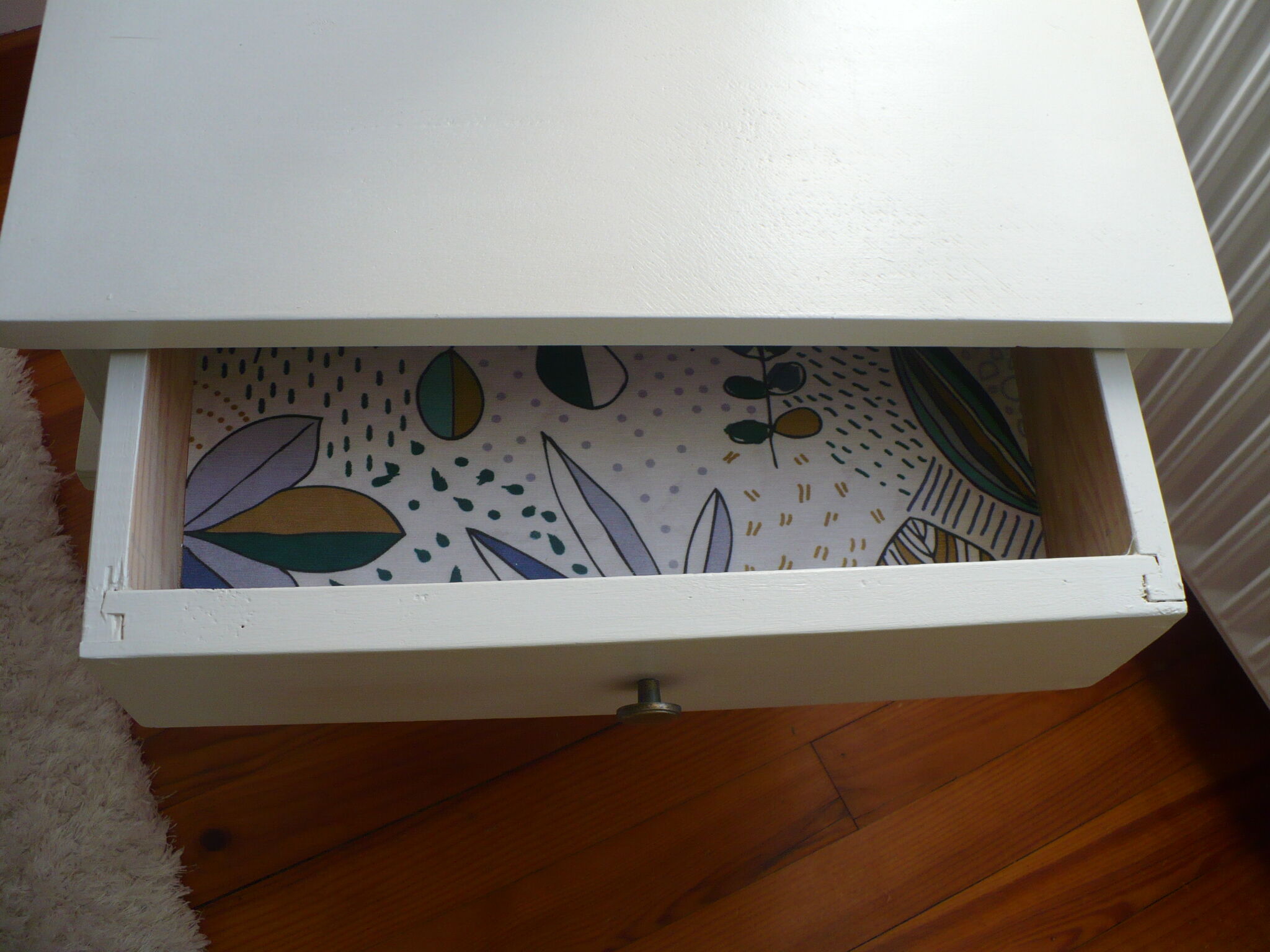 Vintage bedside table