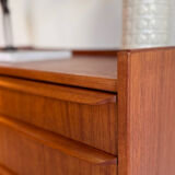 Danish vintage chest of drawers in teak