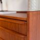 Danish vintage chest of drawers in teak