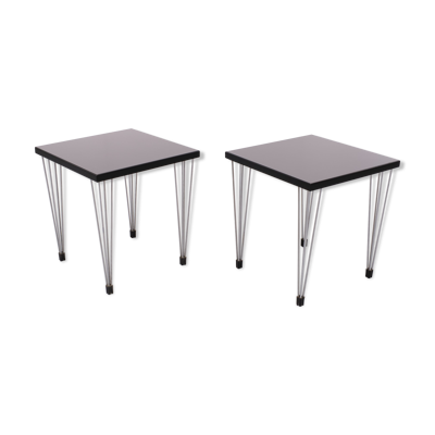 Deux tables d’appoint scandinaves
