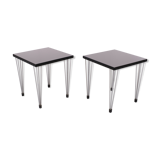 Deux tables d’appoint scandinaves