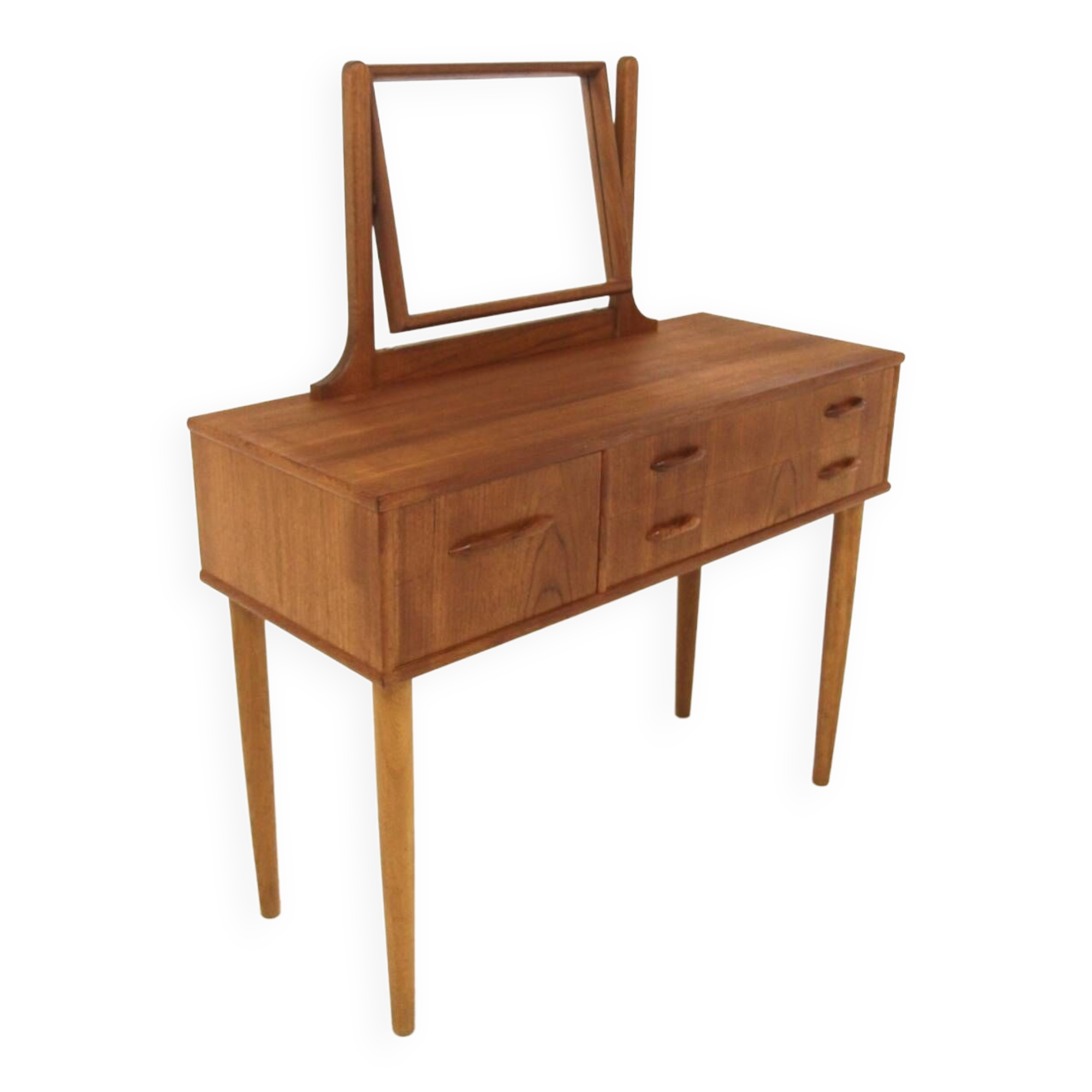 Coiffeuse scandinave en teck, Suède, 1960