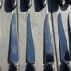 Set of 12 fruit knives with ebony handles coutellerie supérieure