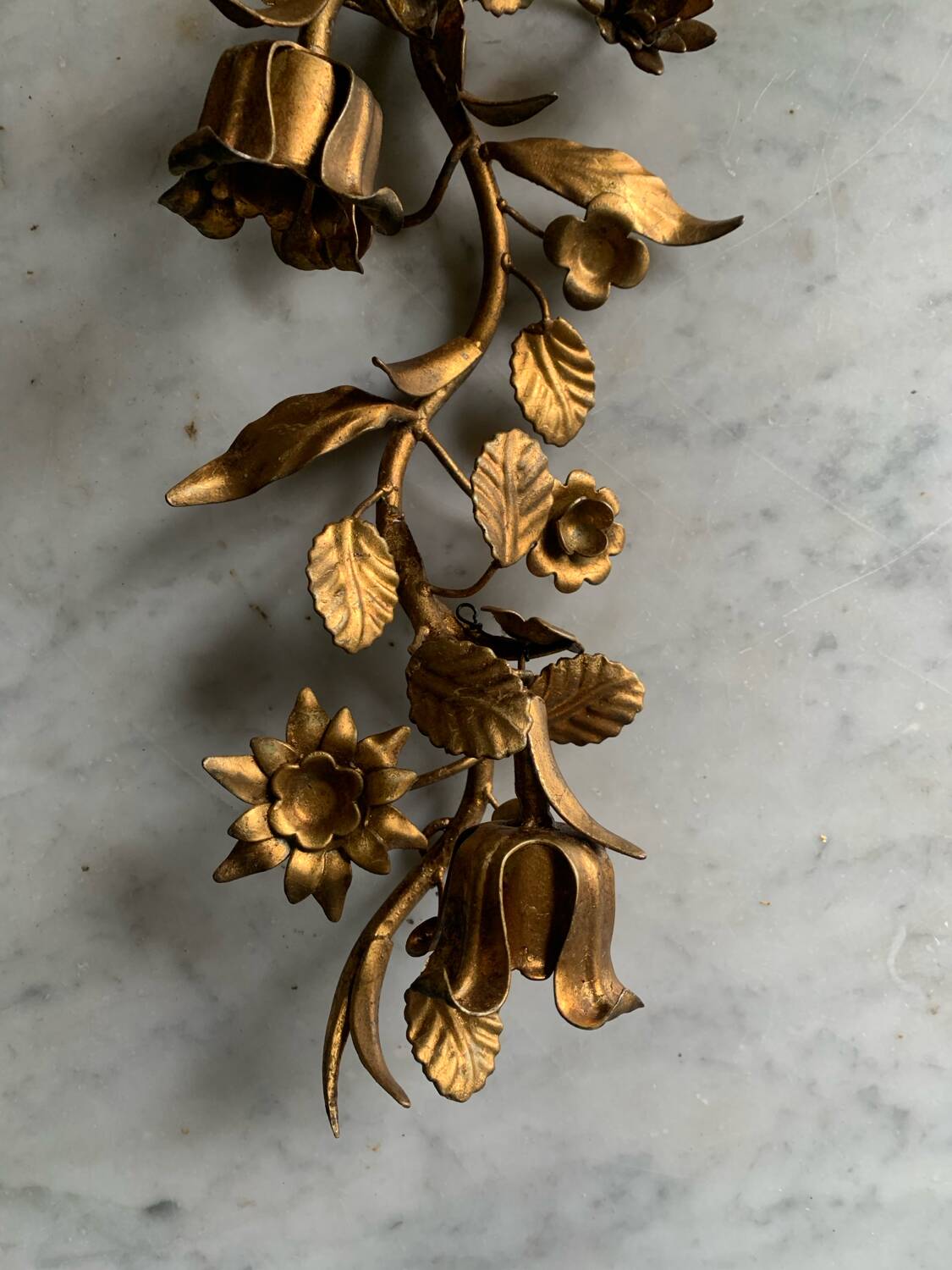 70s wall candle holder