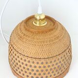 Suspension wicker cannage and bamboo