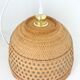 Suspension osier cannage et bambou