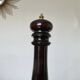 Xxl pepper mill by "chiaruzi" "cc" florence, italy, lacquered wood, 1970