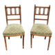 2 Napoleon III chairs upholstered in tapestry