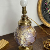 Ceramic and brass lamp