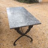 table in marble and base gooseneck