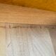Commode en rotin et bois vintage