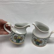 Lot 2 pots à lait villeroy & boch basket