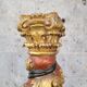 Paire de sculptures, colonnes torsadées, bois sculpté, doré et polychrome, XVIIIe siècle – Espagne
