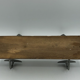 Wall coat rack with 2 hooks on wood