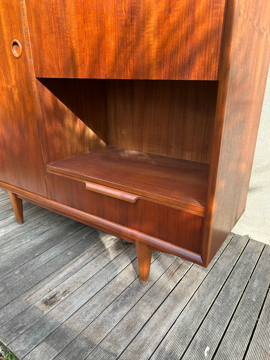 Vintage 1970s Scandinavian bar cabinet