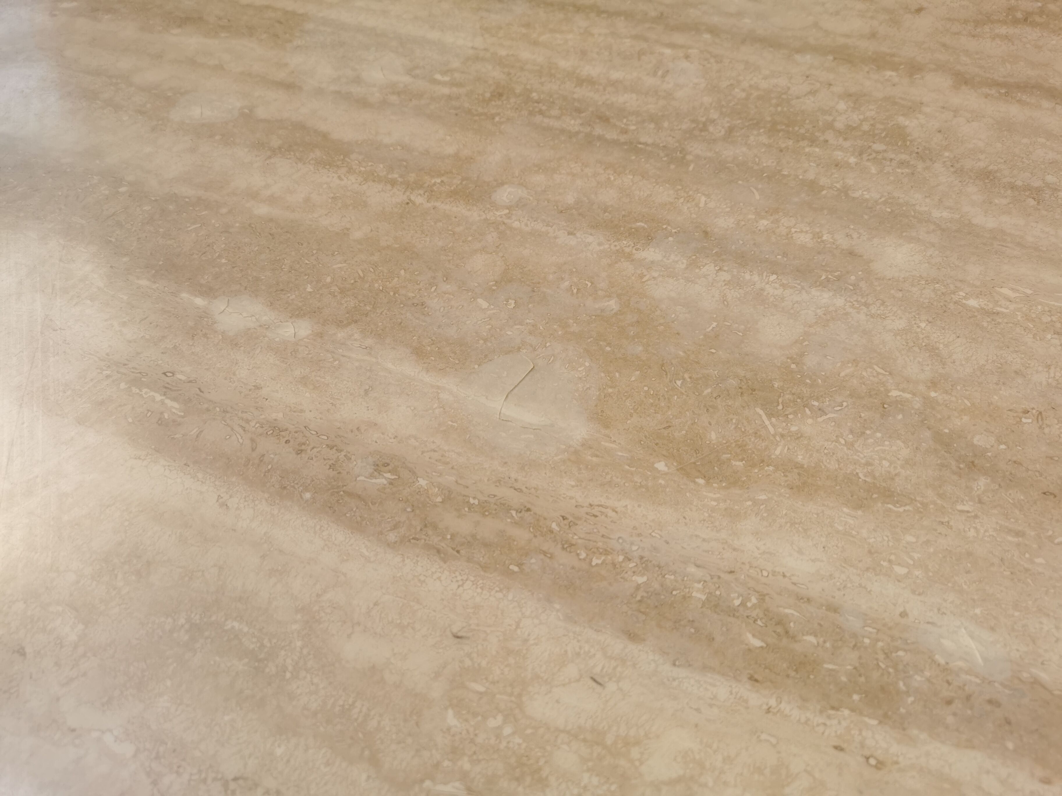 Coffee table in travertine Roche Bobois