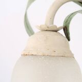 Tulip wall light with leaves and flowers, 80s