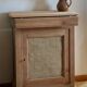 Antique 1-drawer confiturier - 1-door buffet in raw solid wood