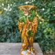 Retro Grapevine Barbotine Vase