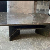 Brown marble coffee table