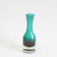 Vase vert de Tamara Aladin pour Riihimaën Lasi, Finlande 1970