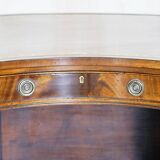 Victorian desk with leather top, restored.