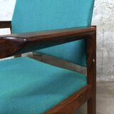 Fauteuil palissandre danois mi-siècle Rio de Scanform années 1960