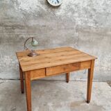 Old table desk kitchen table pine wood