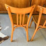 Set of four vintage bistro chairs