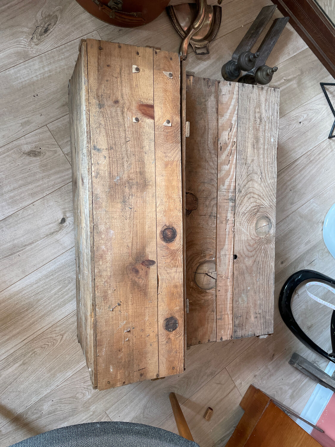 Pair of old ELJ cases