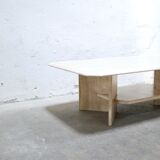 Vintage travertine coffee table