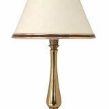 Brass base bedside lamp