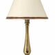 Brass base bedside lamp