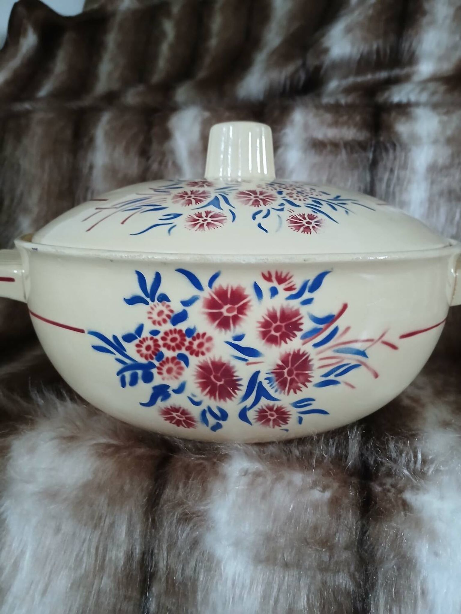 Soupière ancienne "Francine " de Badonviller