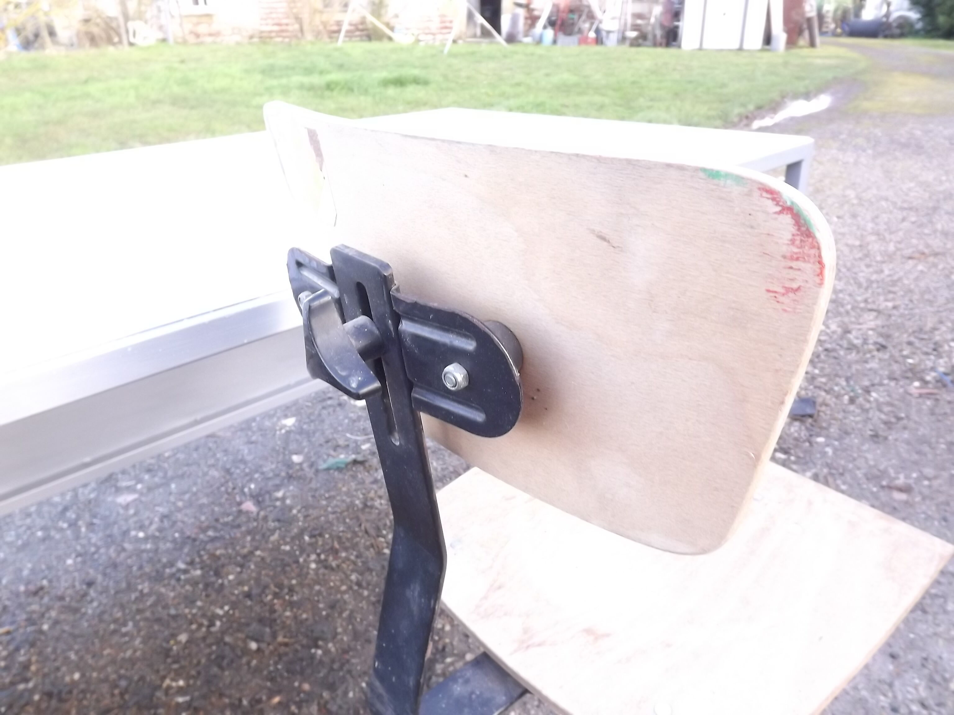 Industrial iron desk and Chair