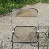 Set of 3 plia chairs by Giancarlo Piretti from the 70s