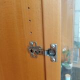 armoire bois marron orange brulé clair