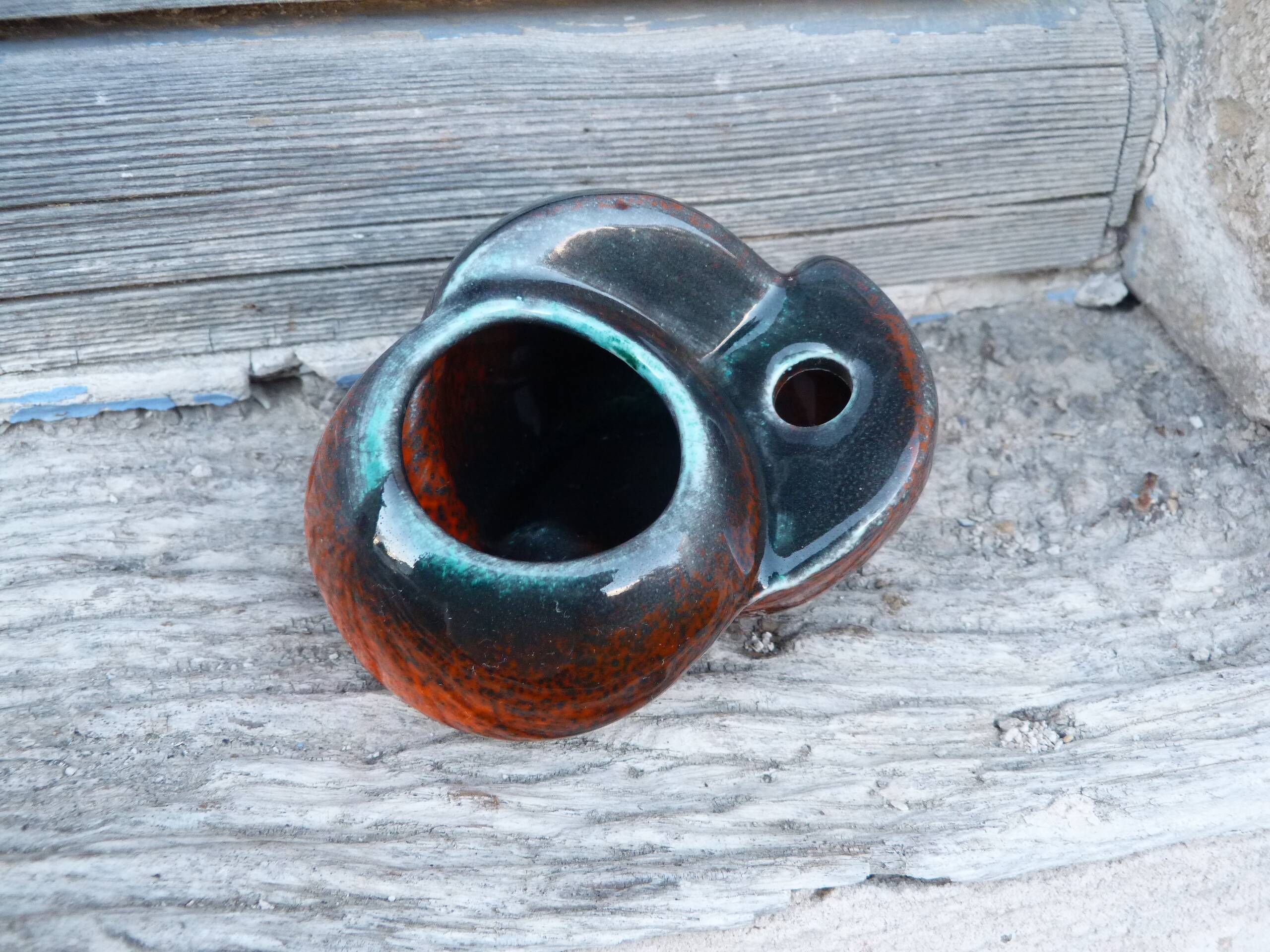 Small ceramic art object, pencil holder or other