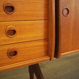 Teak system bookcase, Norwegian design, 1960s, production: Blindheim Mobelf