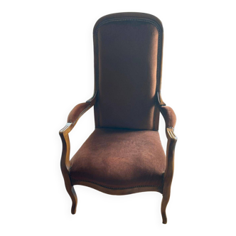 Velvet armchair