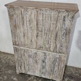 Ancienne armoire de Shekhawati en teck birman