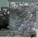 Minimalist black marble bookends
