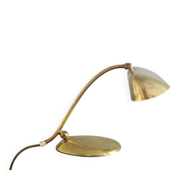 JBS Piano Lamp, Burnished and Brushed Brass, 1960s