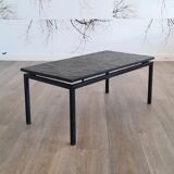 Coffee table with slate top, 1970s