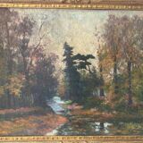 Signed landscape from the beginning of the 20th century