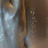 Ceramic vase, circa 50/60, signed