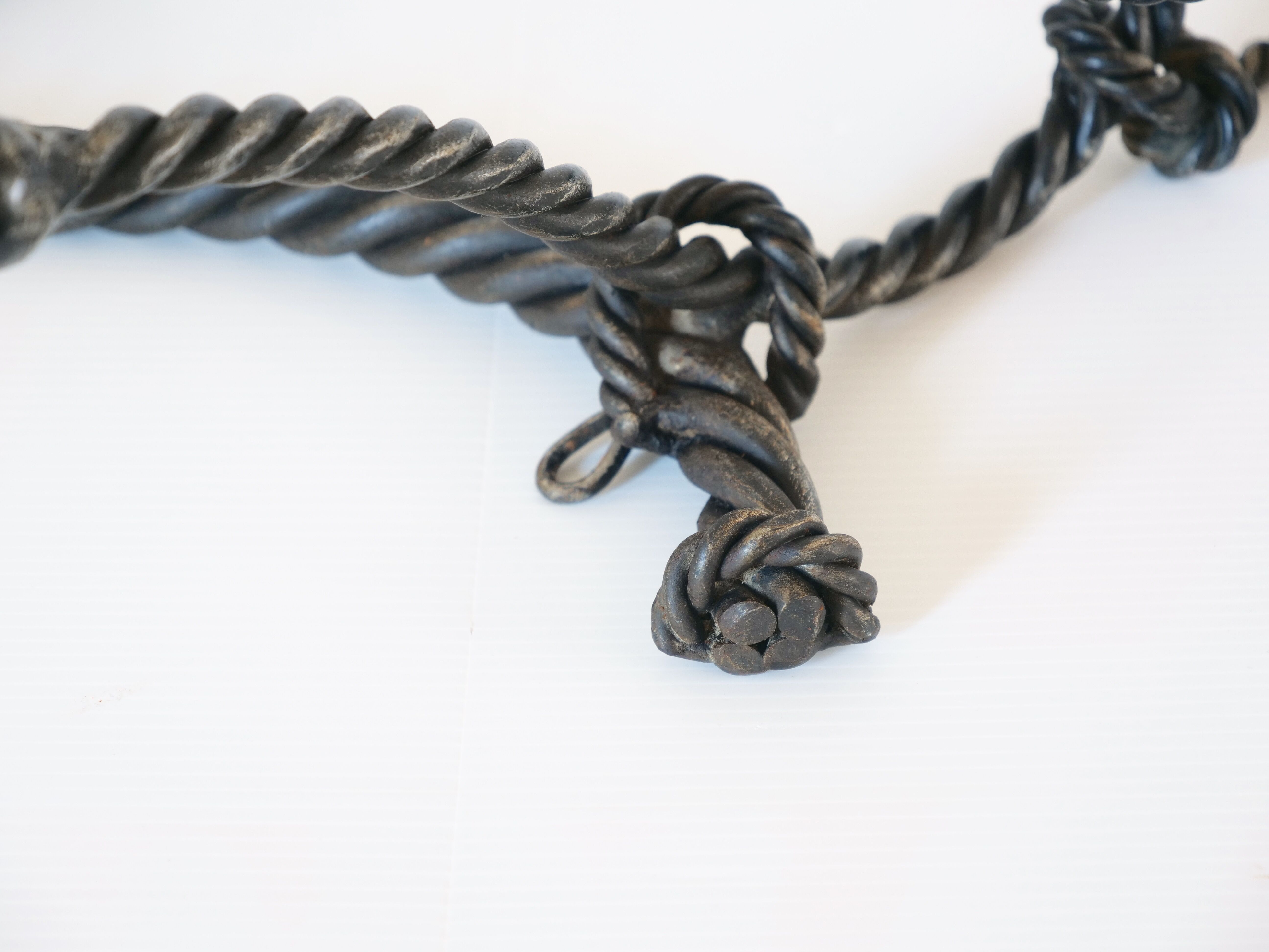 Marine decoration wrought iron coat rack