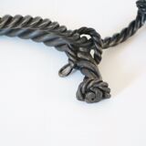 Marine decoration wrought iron coat rack