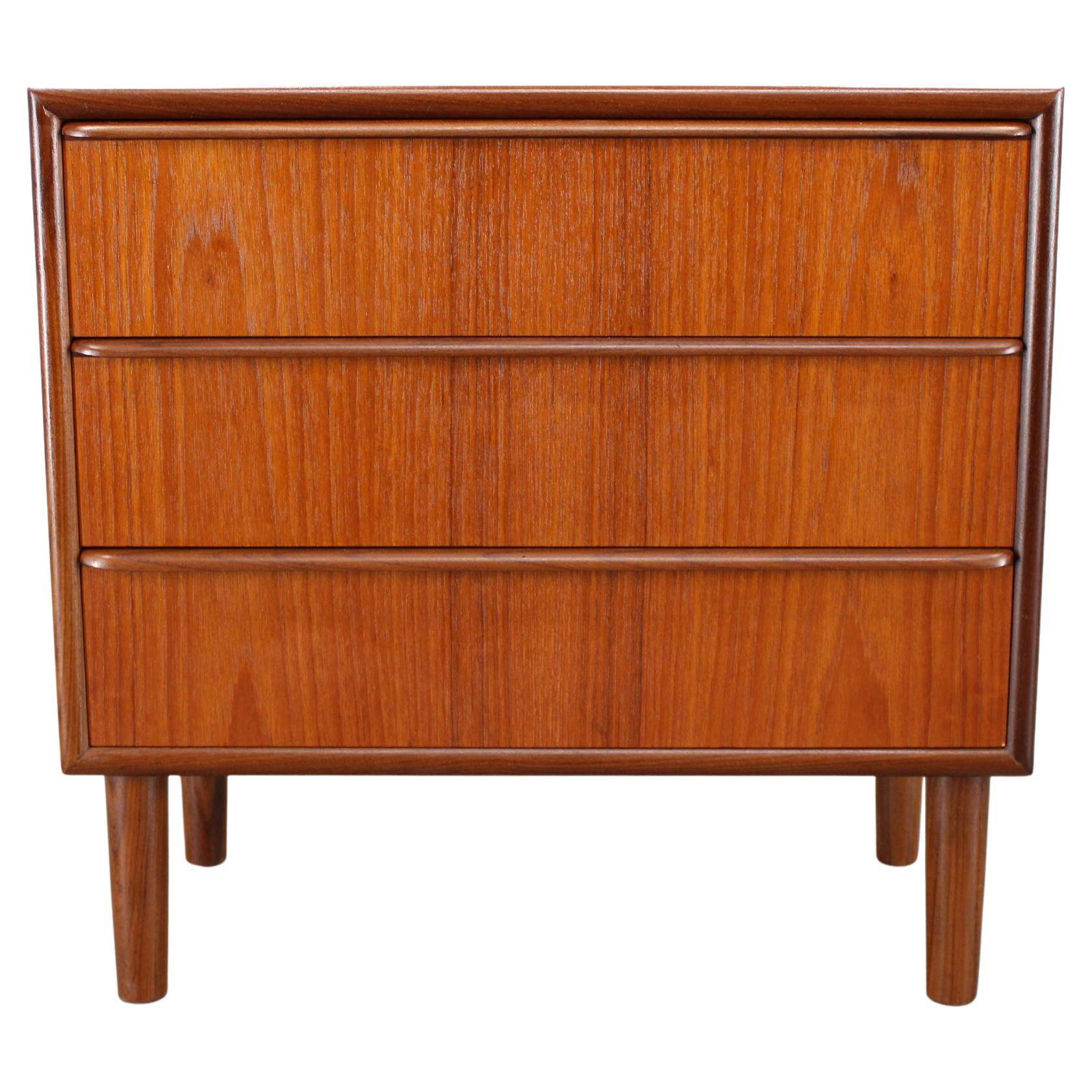1960s teak chest of drawers, Denmark